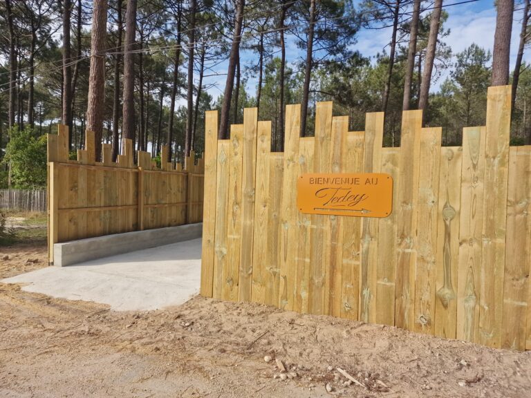 Clôture type western pour camping